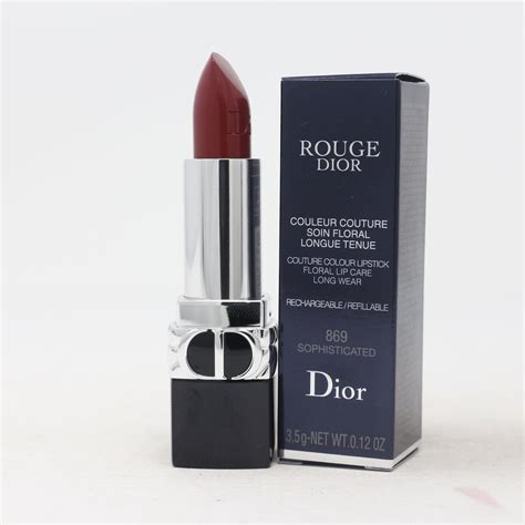 dior 869 sophisticated|dior rouge lipstick.